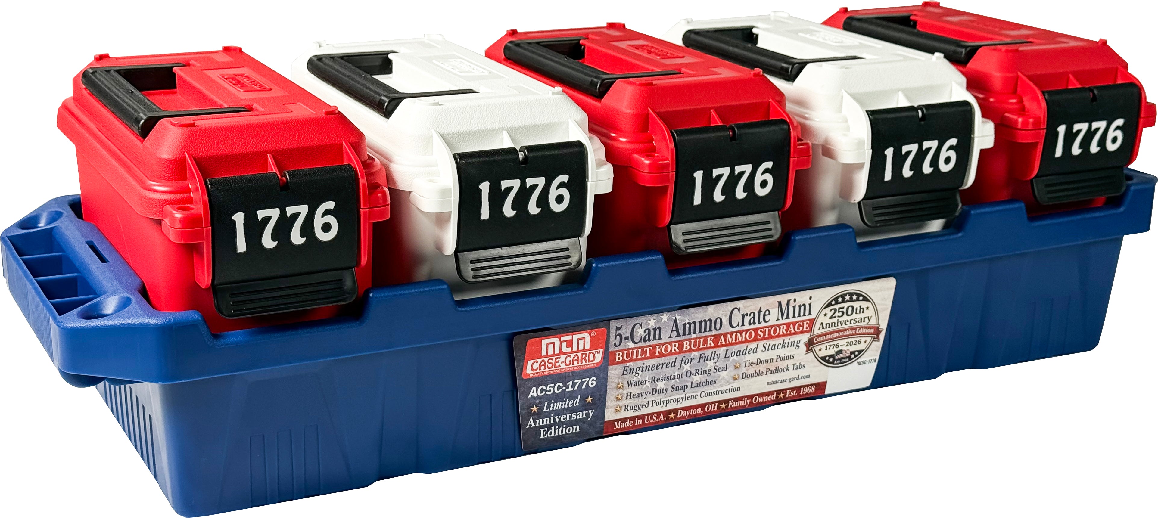 AC4C-1776 & AC5C-1776 - Multi-Can Ammo Crates 250th LIMITED