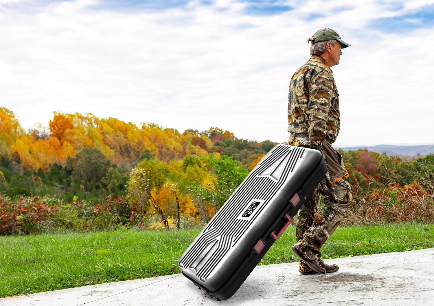 Travel bow case hard sided with wheels