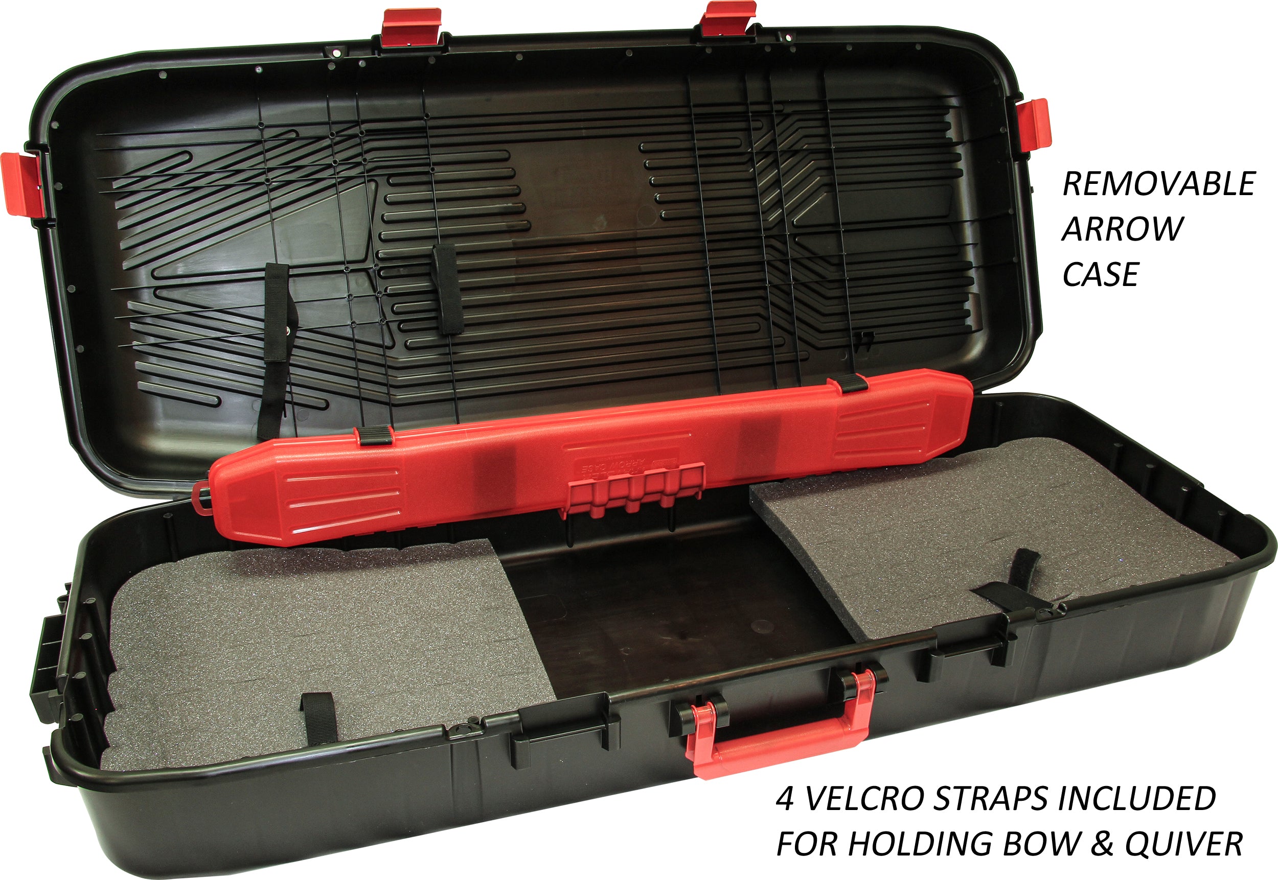 BC44 - Traveler Hard Compound Bow Case with Wheels – Up to 44” Bow Case, Internal Arrow Case Included