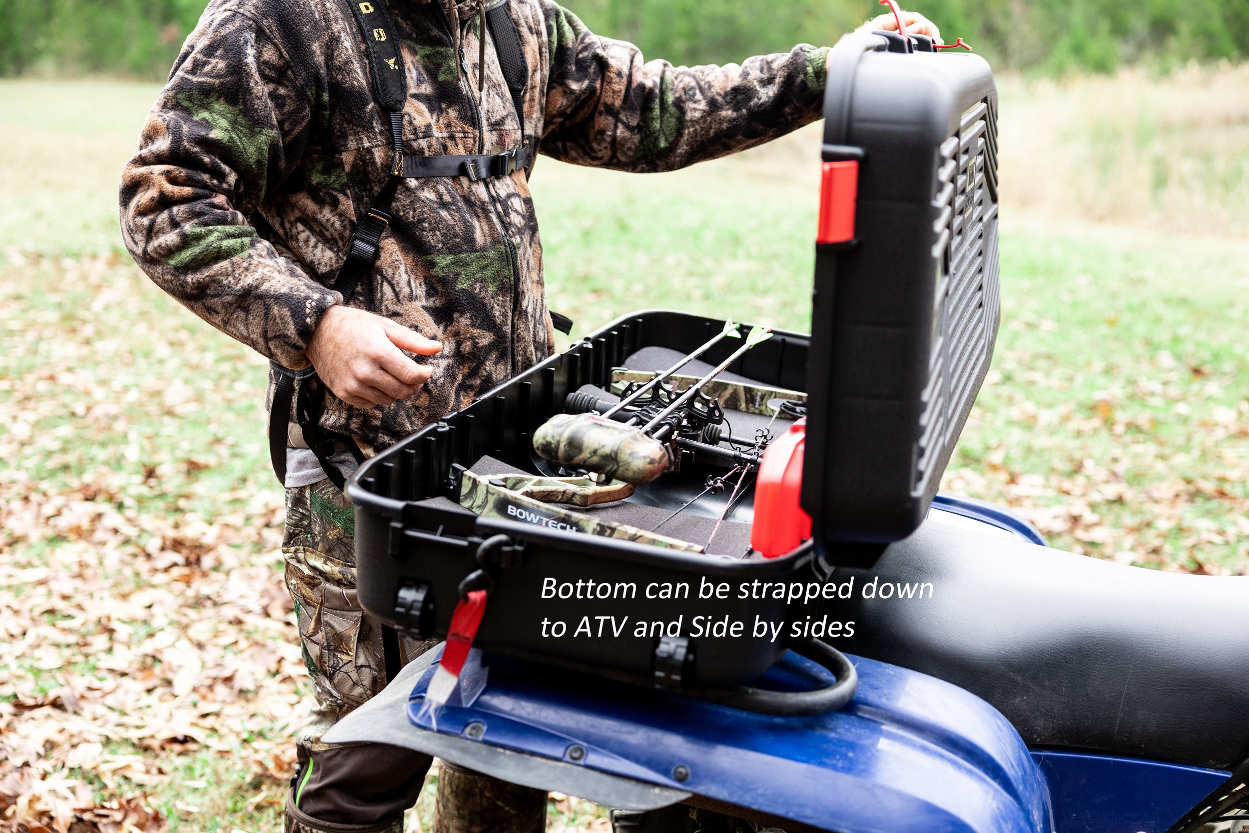 BC44 - Traveler Hard Compound Bow Case with Wheels – Up to 44” Bow Case, Internal Arrow Case Included
