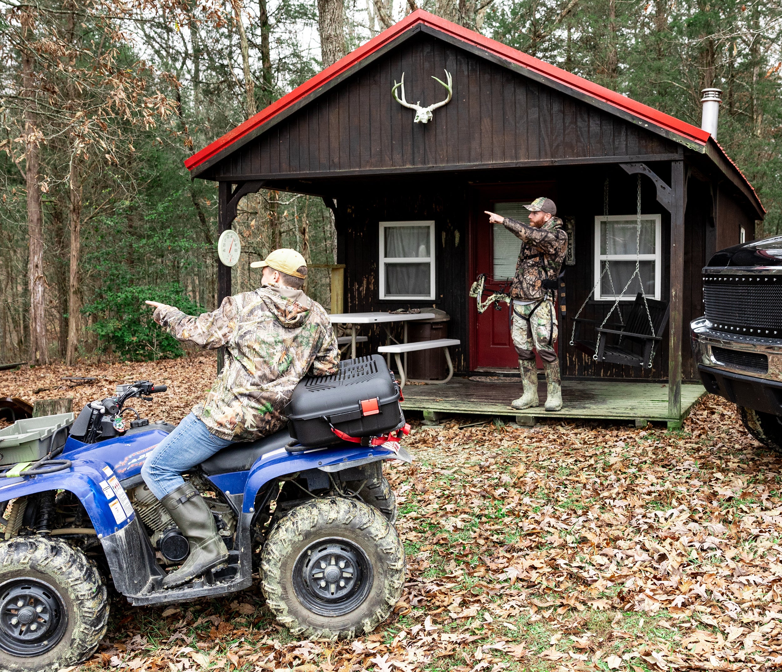 Bow case that works as covered ATV bow holder
