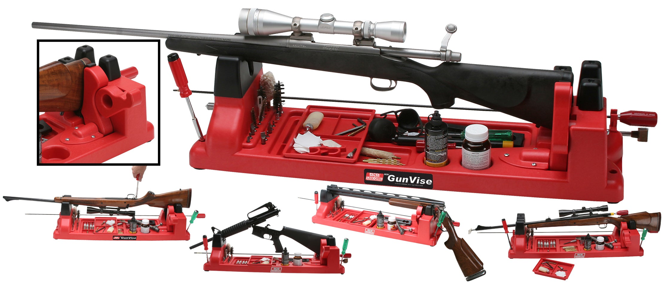 GV30 - Gun Vise for Gunsmithing work and Cleaning Kits