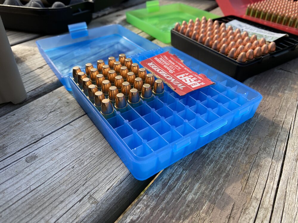 P-100-9 - Ammo Box 100 Round Flip-Top 9mm 380 ACP