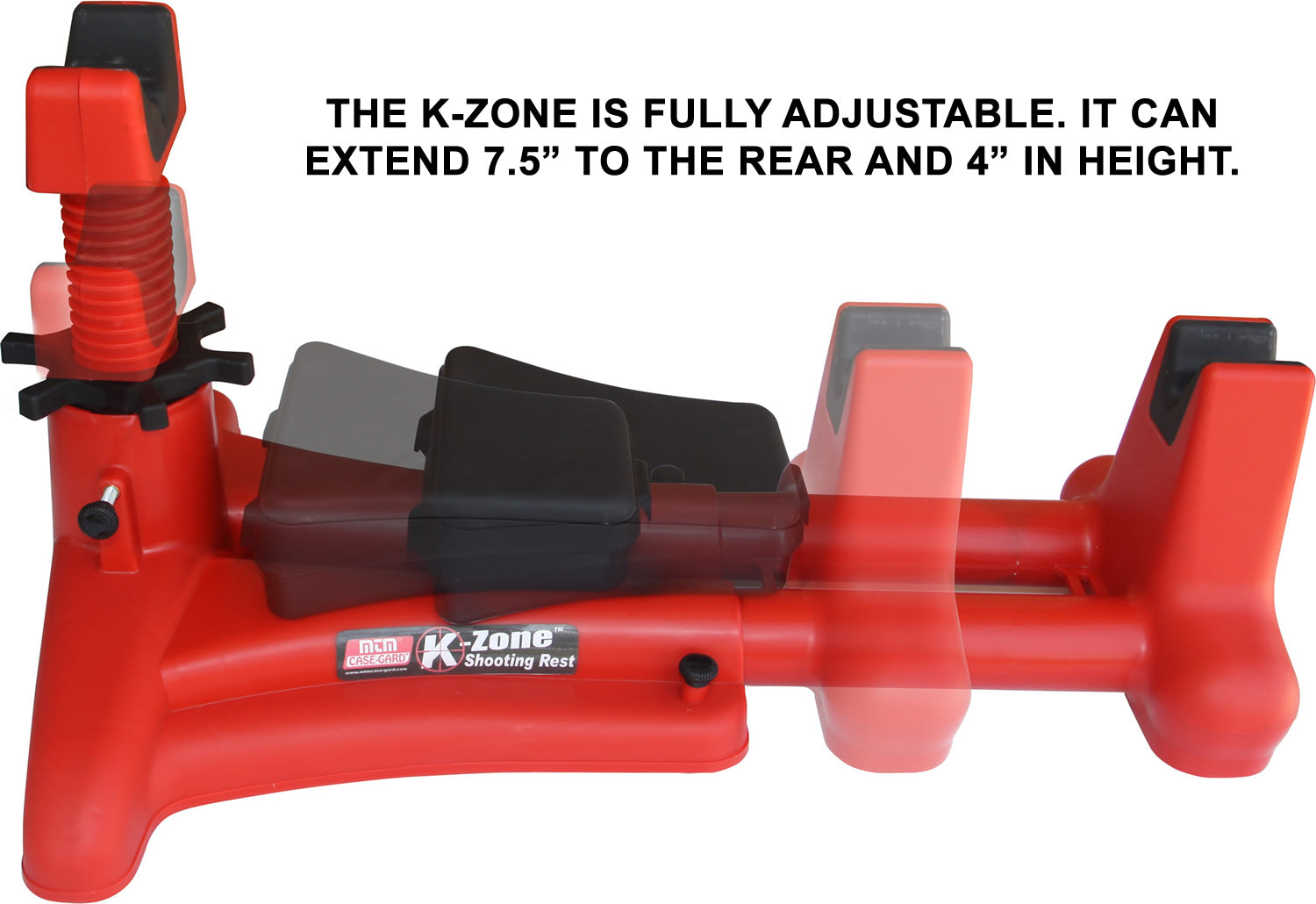 K-Zone Shooting Rest is adjustable