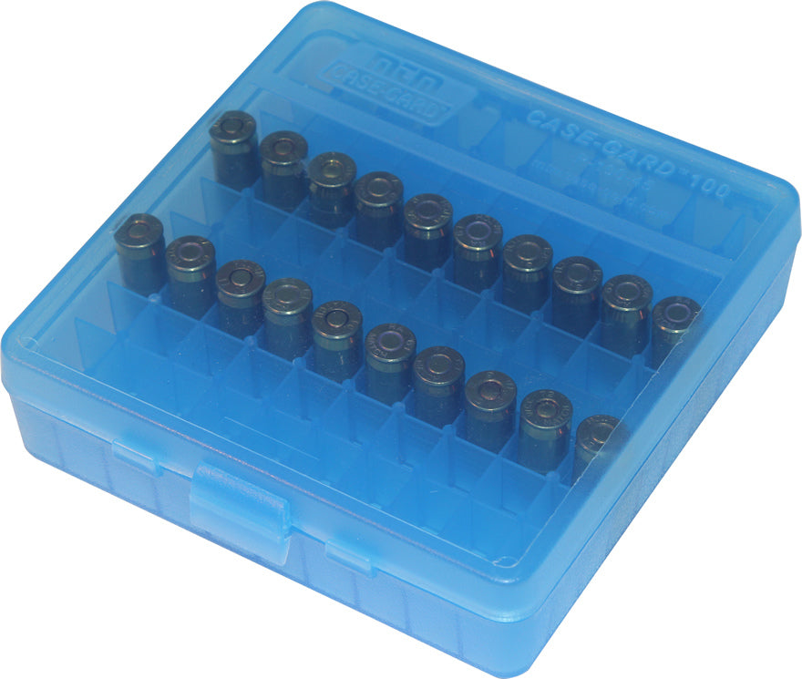 P-100-3 - Ammo Box 100 Round Flip-Top 38 - 357