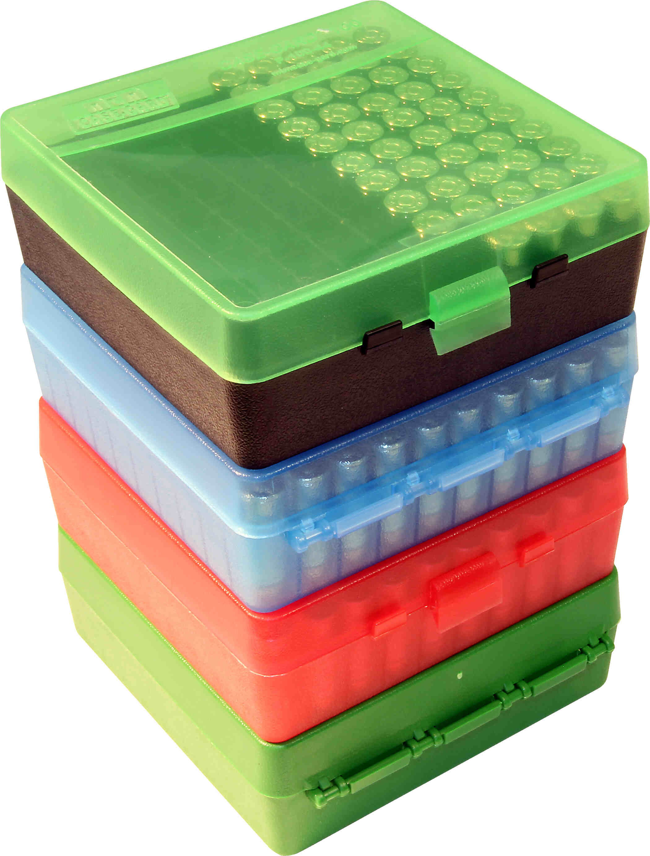 P-100-45 - Ammo Box 100 Round Flip-Top 40 10mm 45 ACP