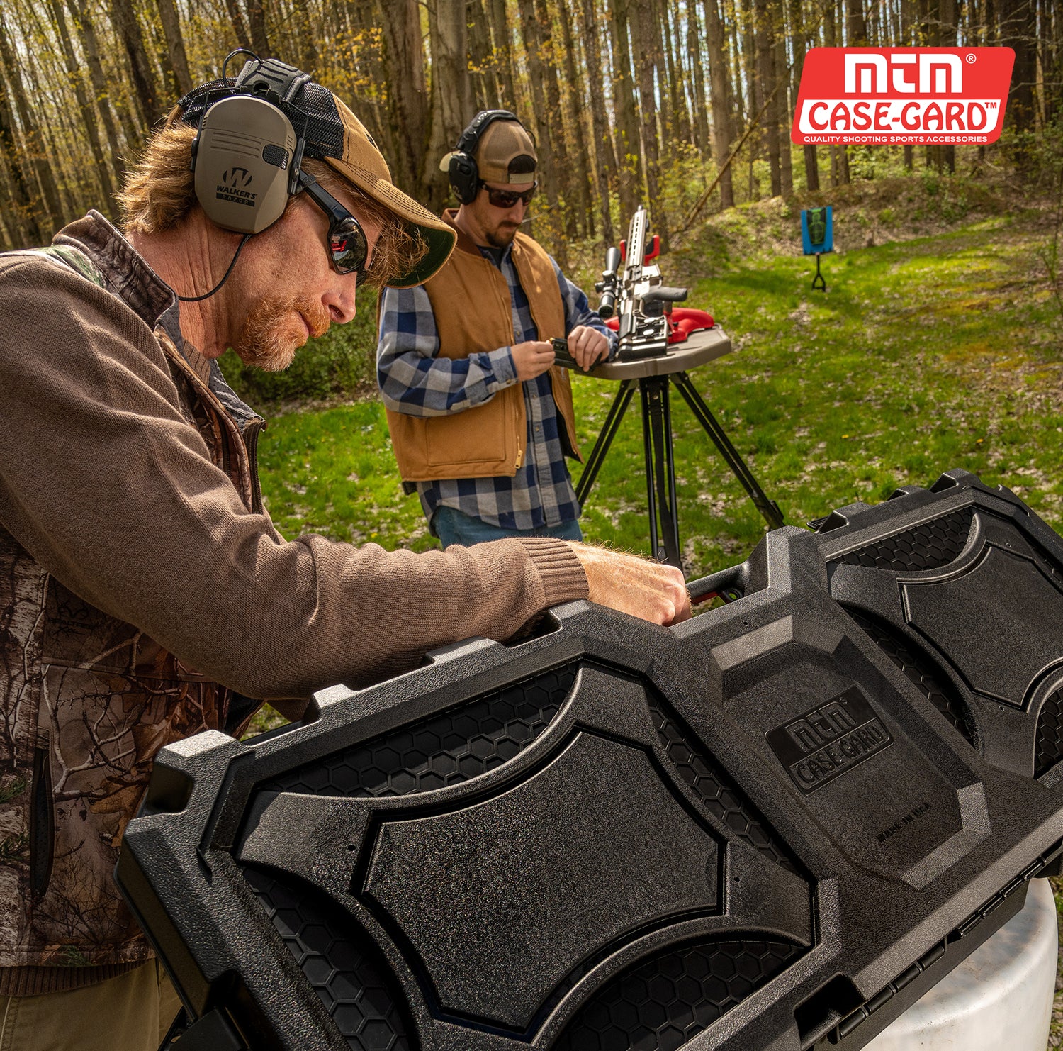 42” Tactical Rifle Case – RC42T Hard Lockable Gun Case for Scoped Rifles & Shotguns, Durable High-Impact Plastic, USA Made, Black