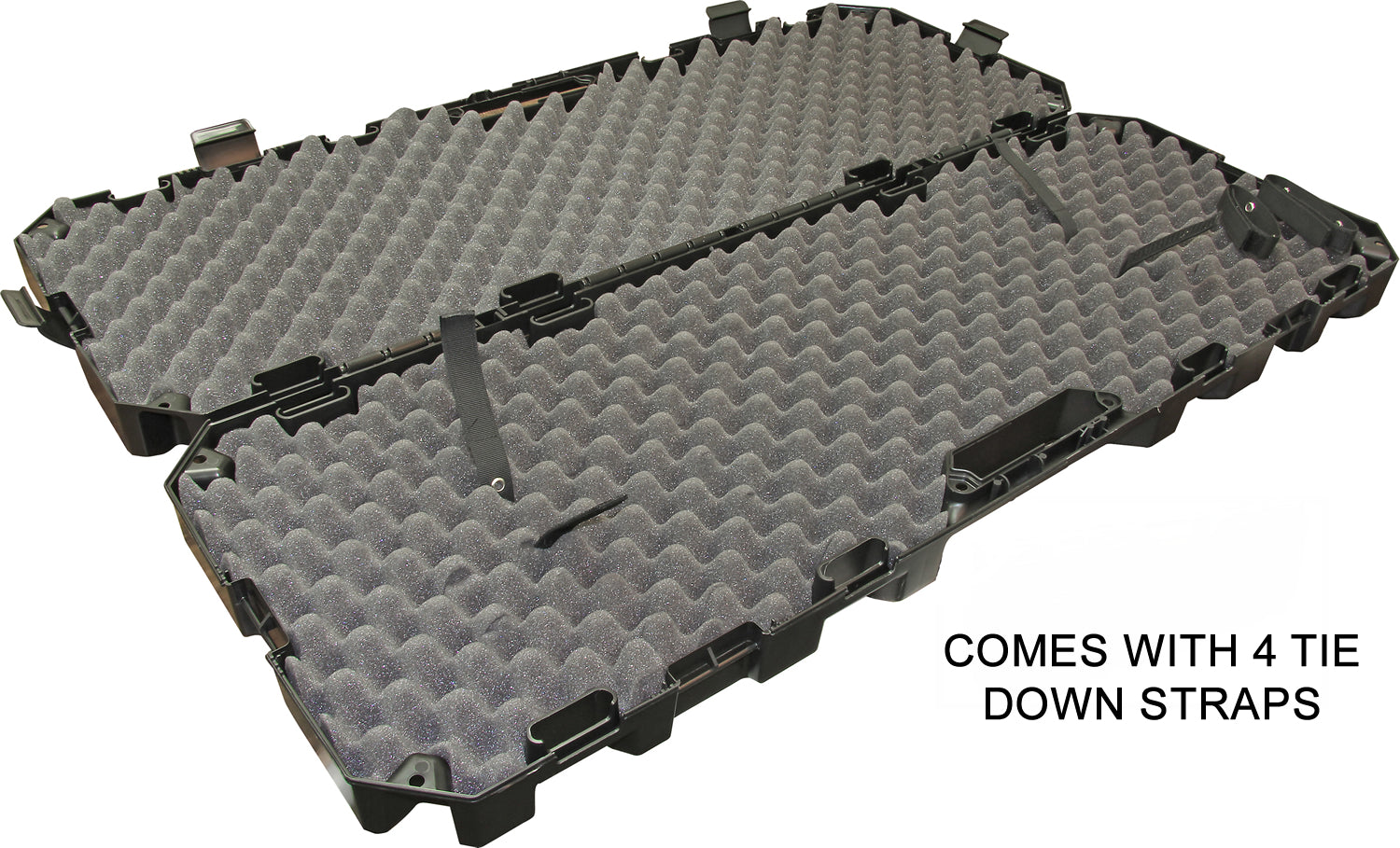 42” Tactical Rifle Case – RC42T Hard Lockable Gun Case for Scoped Rifles & Shotguns, Durable High-Impact Plastic, USA Made, Black