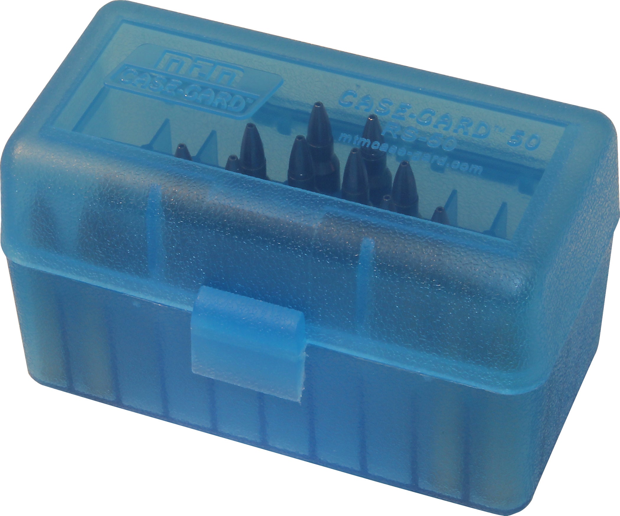 RS-50 Rifle Ammo Box, 50 Round 204 Ruger 223 Rem 300 Blackout 350 Legend 5.56x45 6x47, USA Made