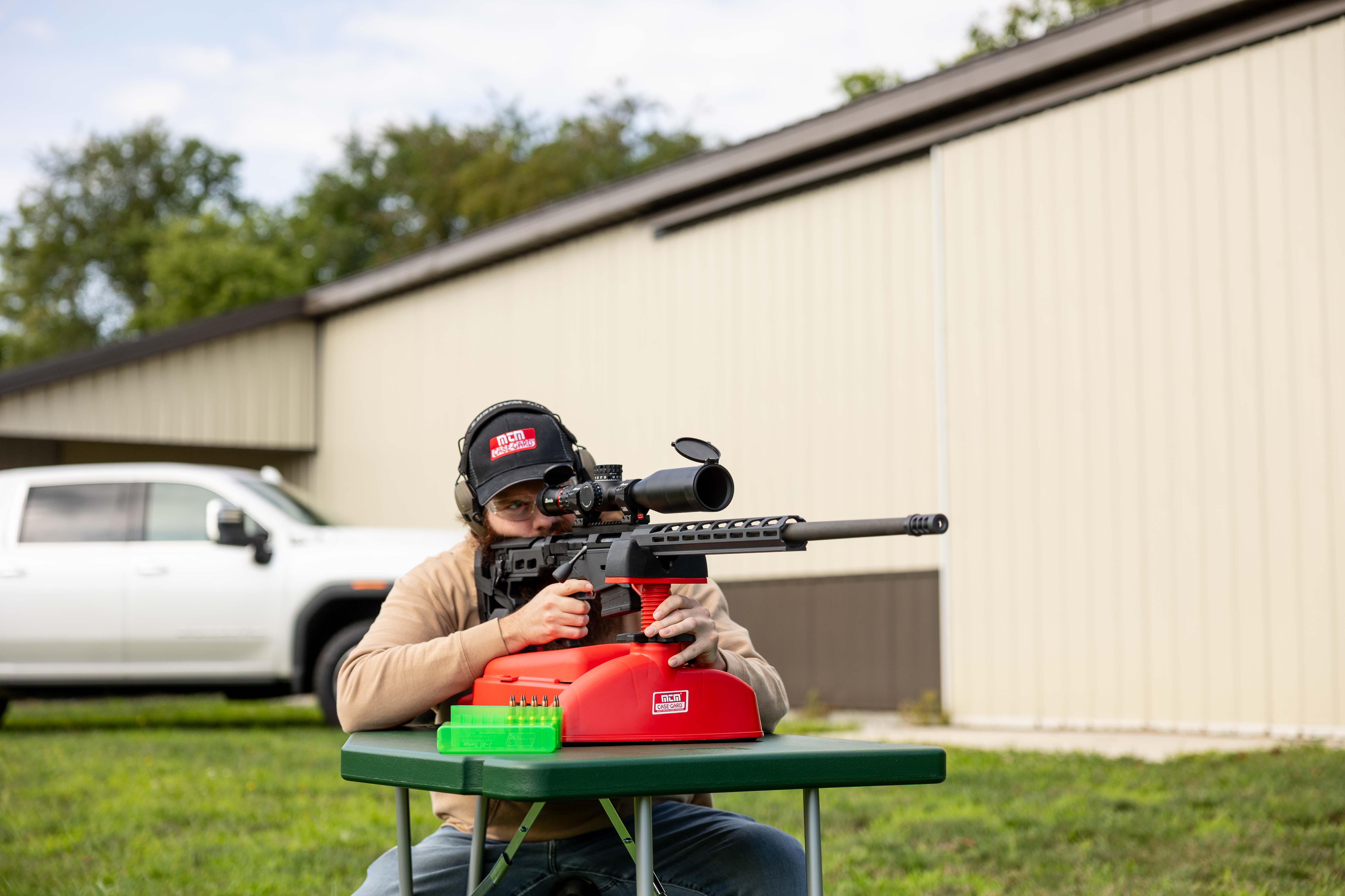 SGR-30 - Shoulder-Gard Rifle Rest Recoil Reducing Shooting Rest for sight in