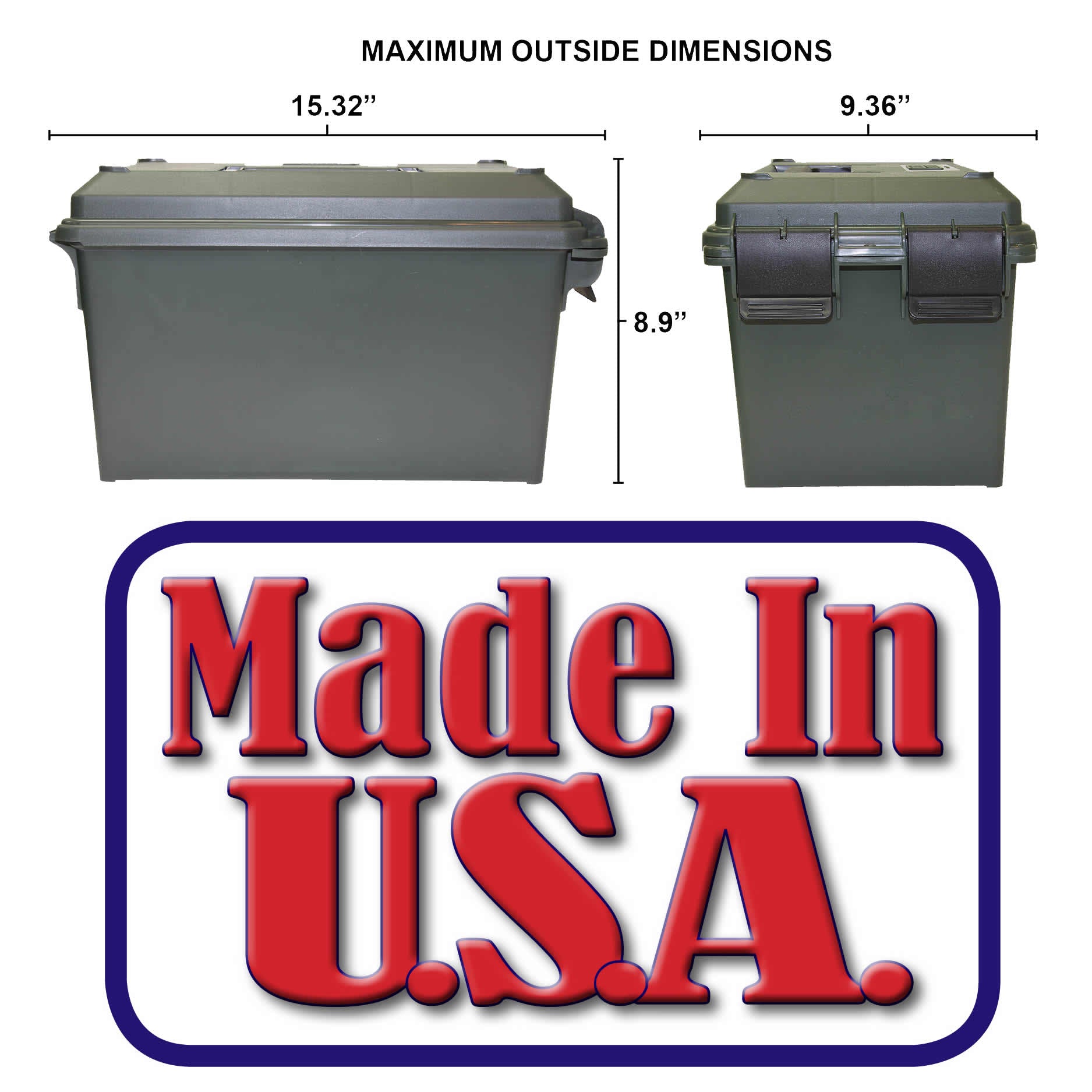 TMC15 - Tactical Mag Can Holds 15- 20 or 30 round 223 / 5.56 magazine storage