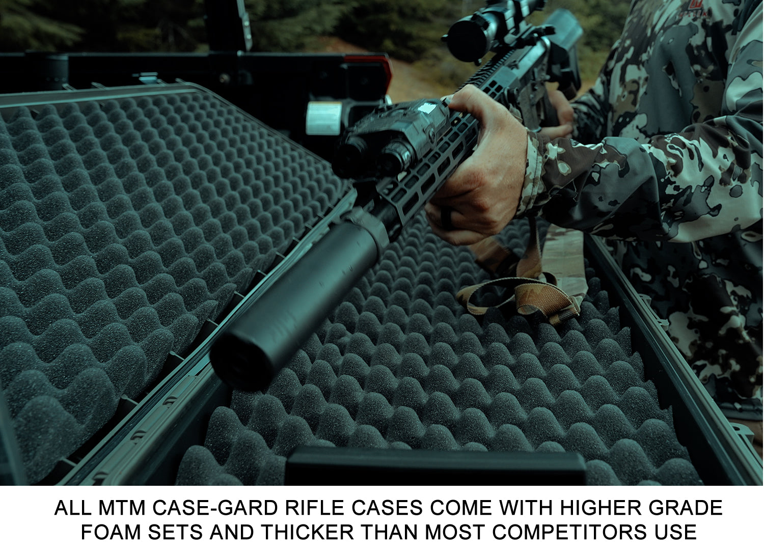 TRC39 - Tactical Rifle Crate with Wheels 39” Single Scope Hard Rifle Gun Carrying Case