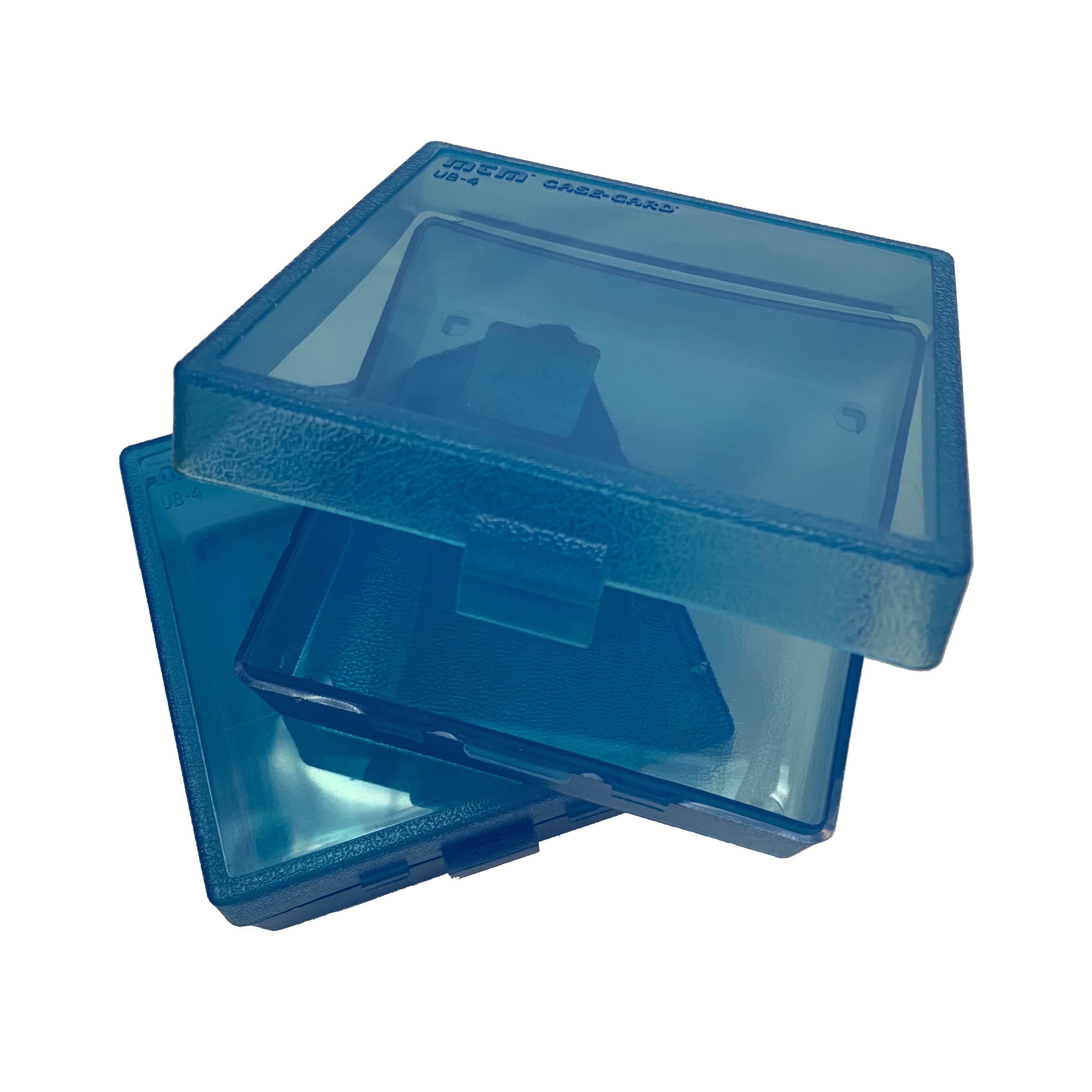 UB-4-24 MTM Utility Case Large 5.5x5.9x2" Clear Blue