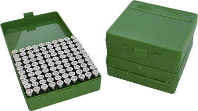 P-100-9 - Ammo Box 100 Round Flip-Top 9mm 380 ACP