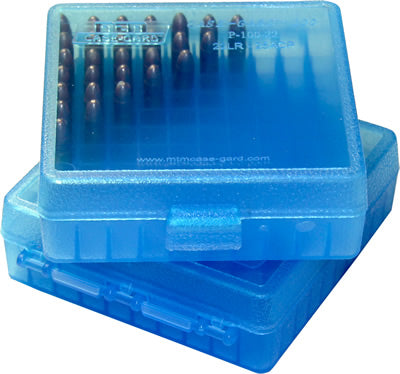P-100-22-24 - Ammo Box 100 Round Flip Top For .22 LR