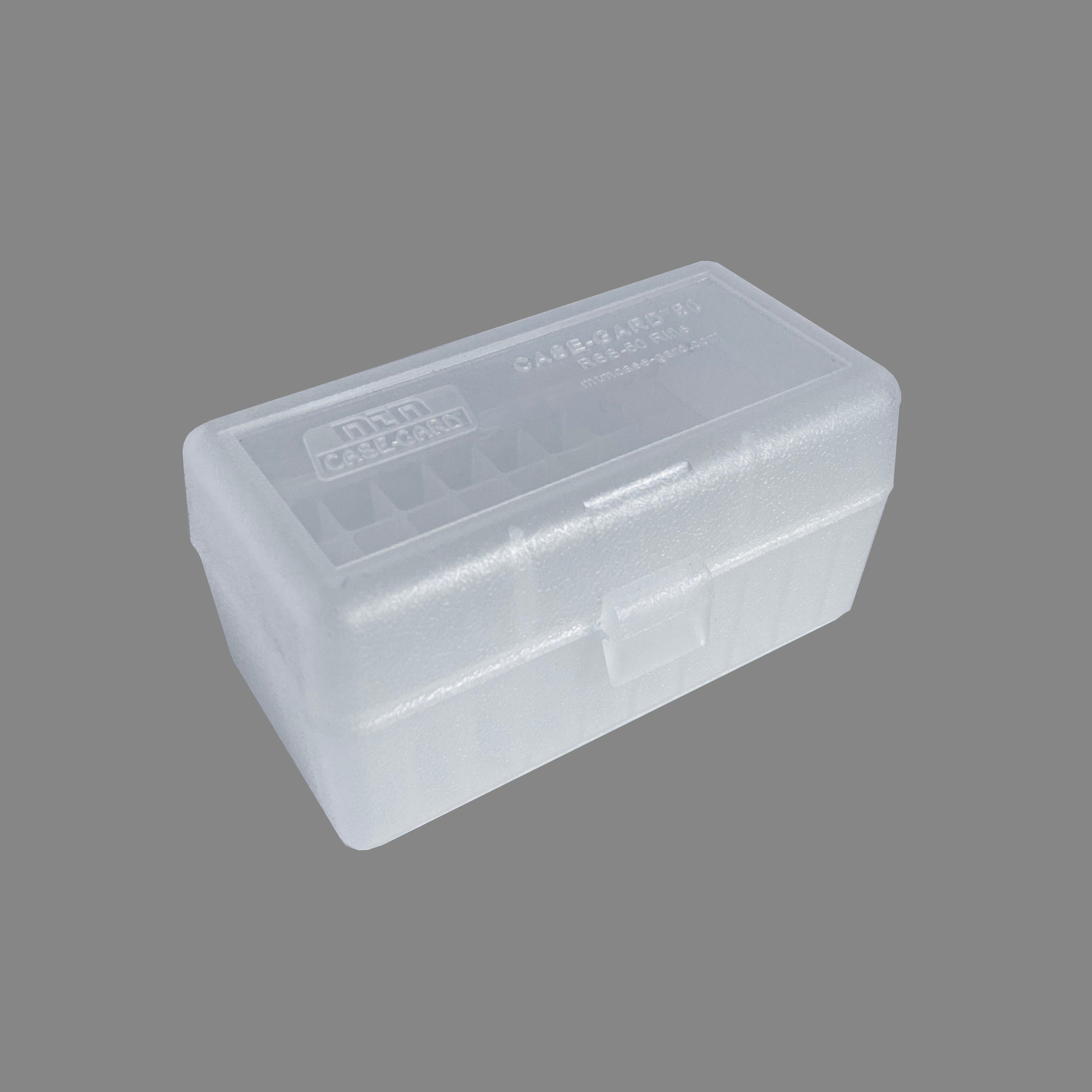 MTM RS-50-41 Rifle Ammo Box .223 .204 Ruger 6X47 Clear Smoke 