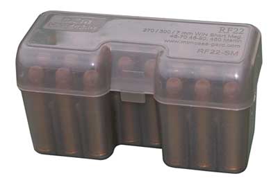 RF22-LM - Ammo Box 22 Round Flip-Top 375 Rem UM 416 Rig