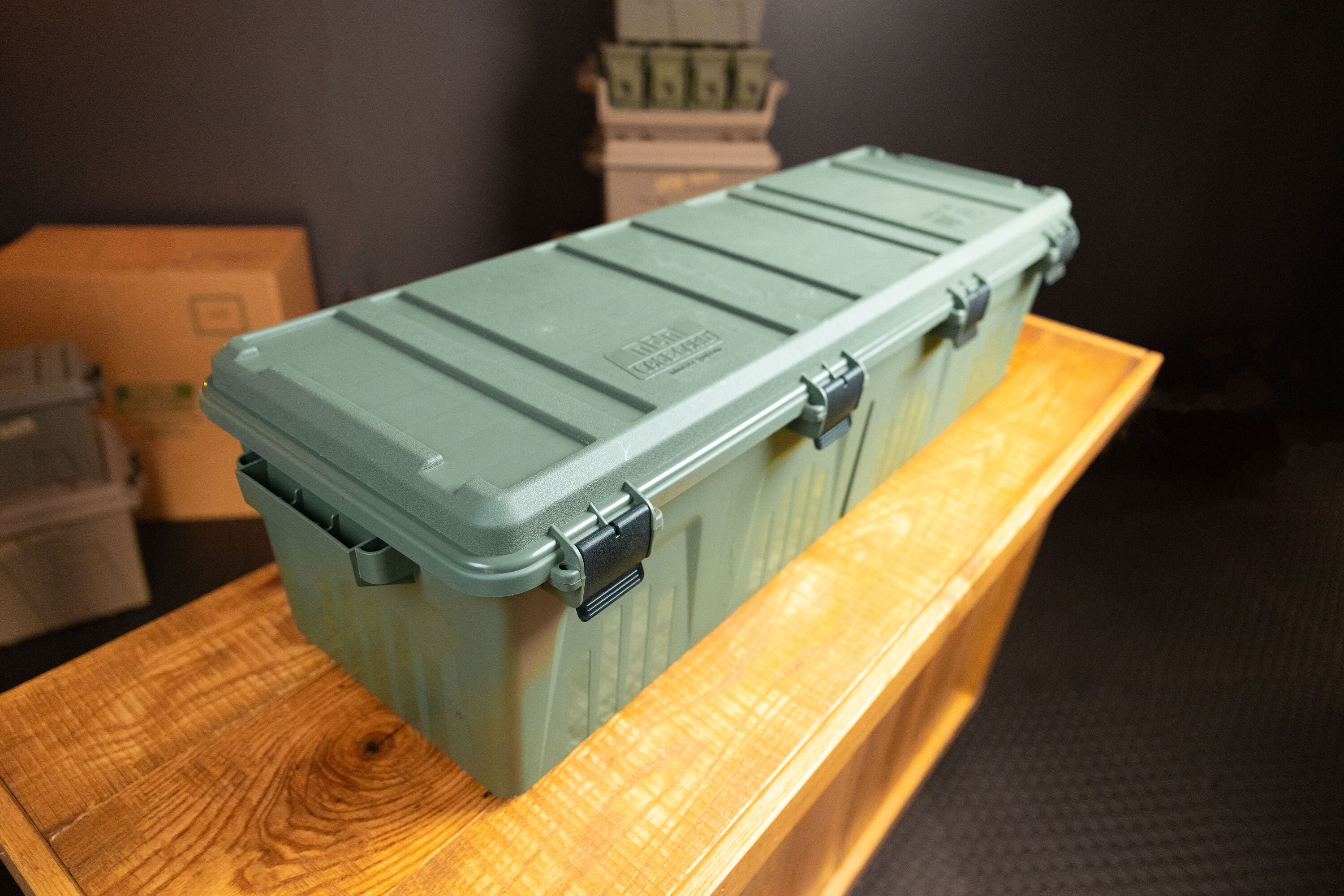 Advantages of an Ammo Box, Instead of the packaging