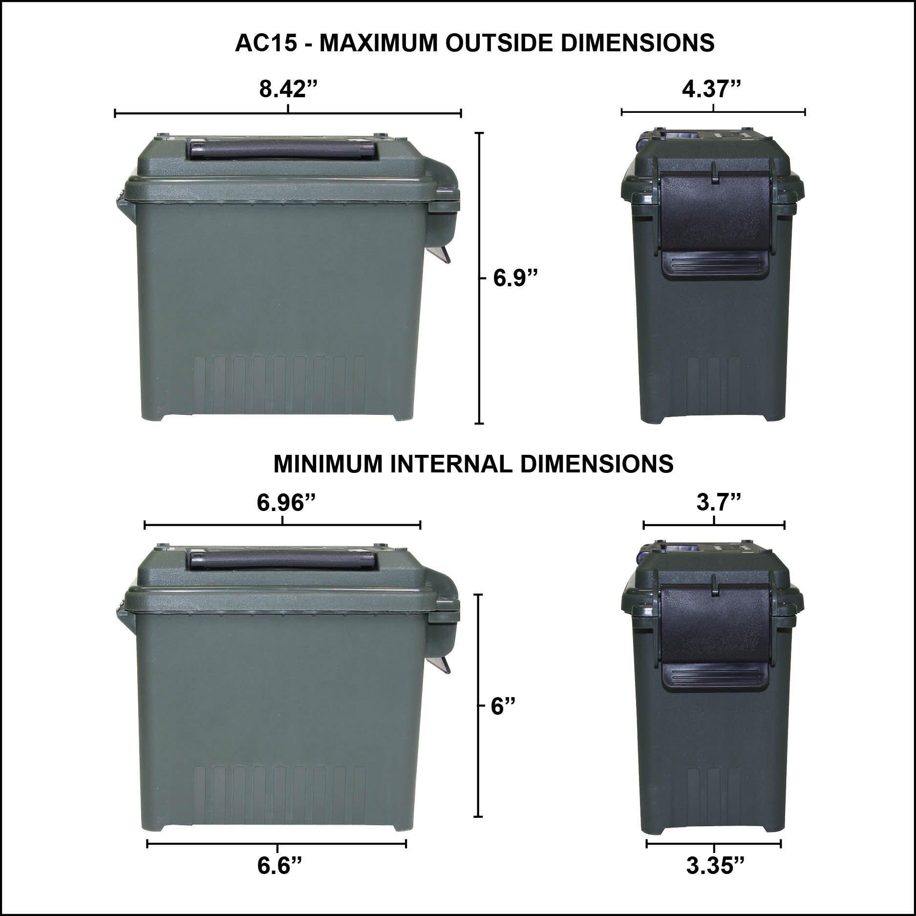 AC4C-1776 & AC5C-1776 - Multi-Can Ammo Crates 250th LIMITED