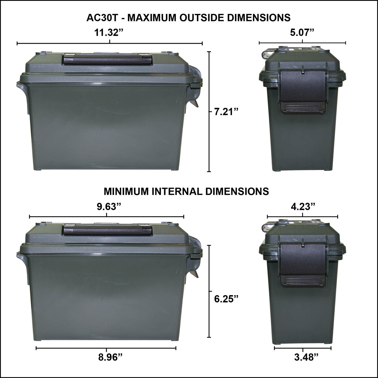 AC30T - Ammo Can 30 Caliber - Tall