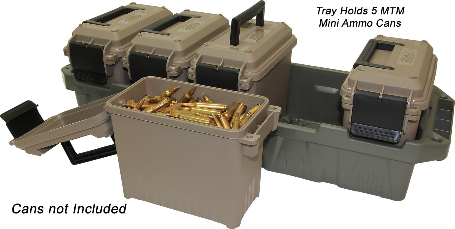 AC5C-TRAY - 5 Can Ammo Crate Tray Only - Designed for MTM Mini Ammo Ca