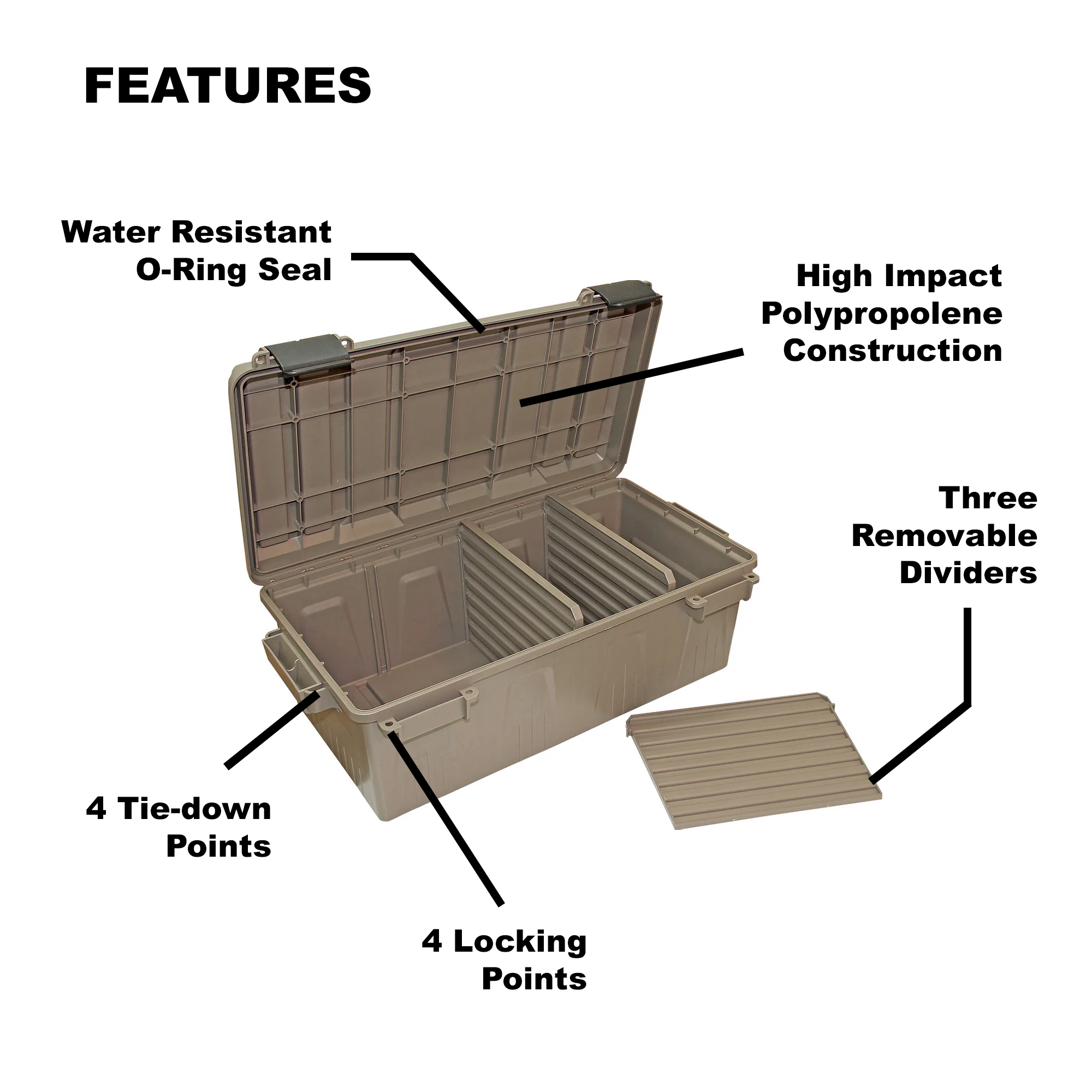 ACDC30 - Ammo Crate Divided Utility Box
