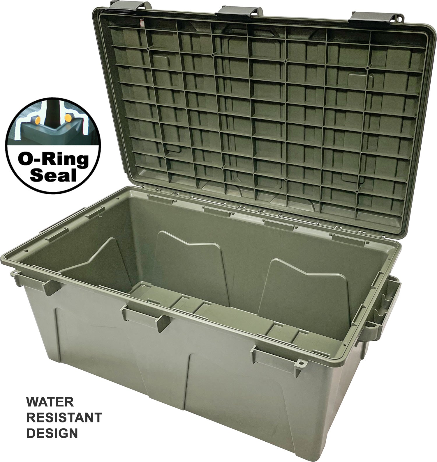 ACRG18 - Gear Crate Utility Box, Water Resistant Dry Storage Gear Box