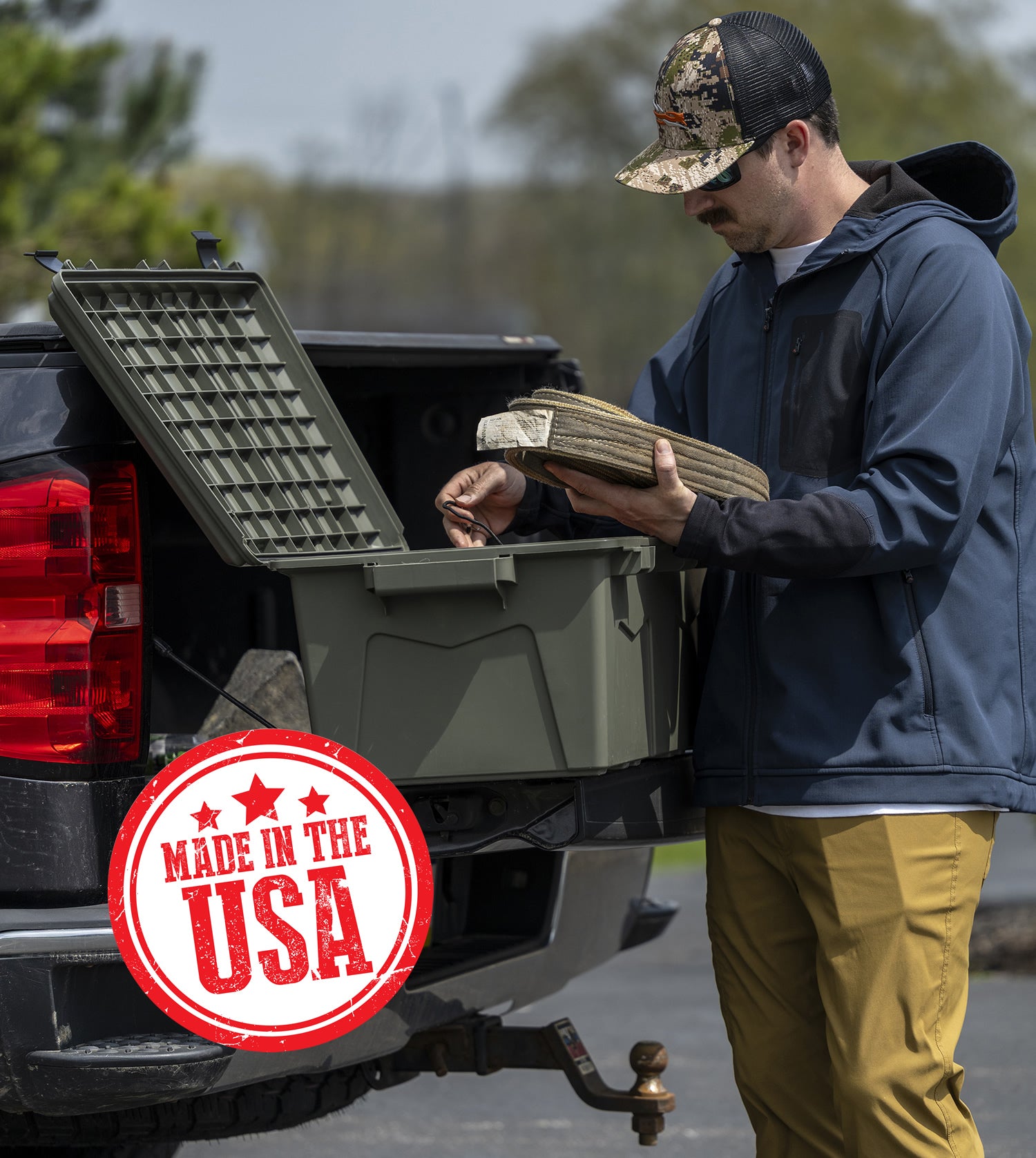 ACRG18 - Gear Crate Utility Box, Water Resistant Dry Storage Gear Box