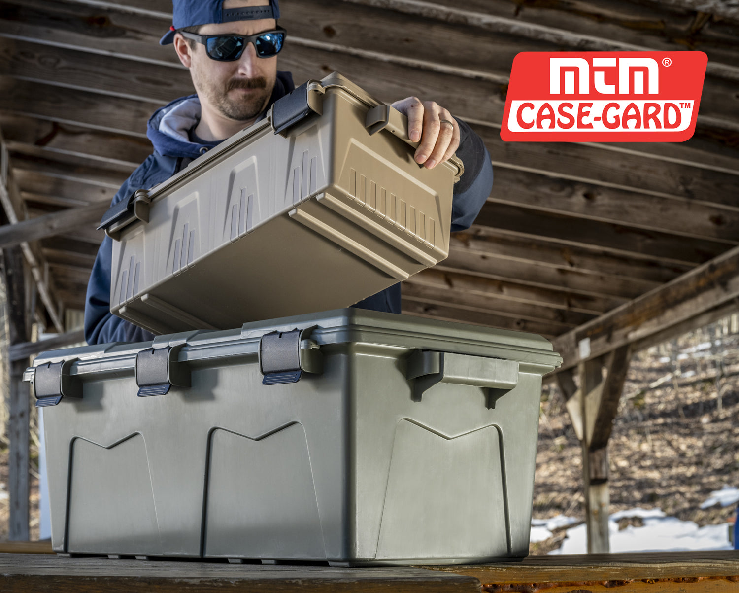 ACRG18 - Gear Crate Utility Box, Water Resistant Dry Storage Gear Box for the Field