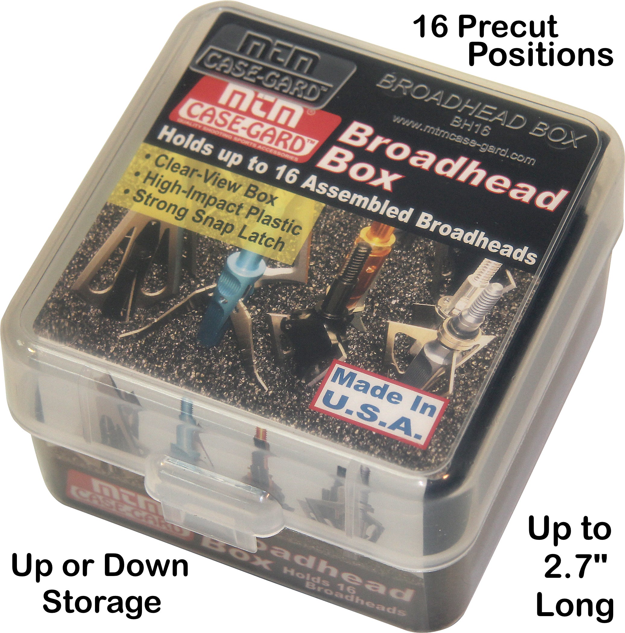 MTM BH16 Broadhead Case Display 