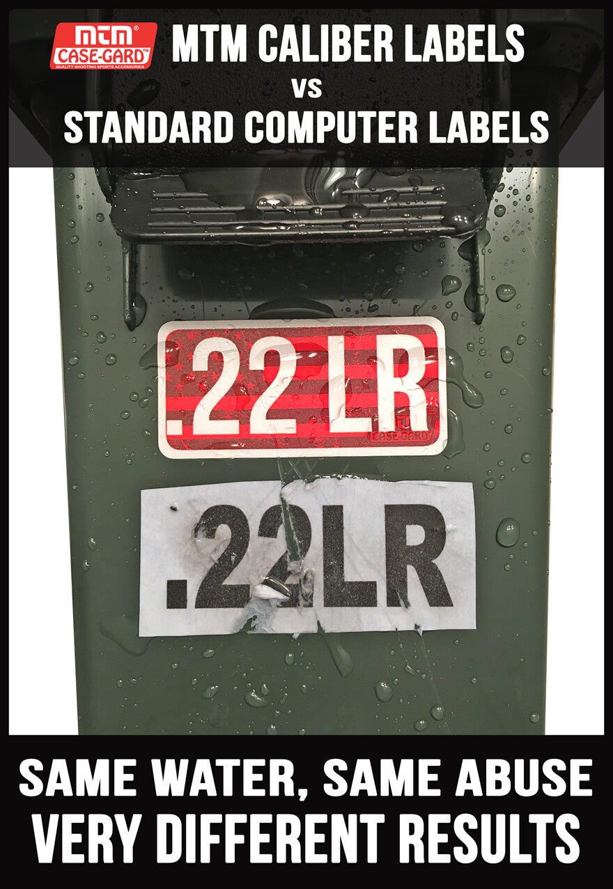 thumbnail image 2 of Ammo Can Stickers – 2x Gun Case Magazine Labels – Vinyl Decals – 2 Pack 2 of 4