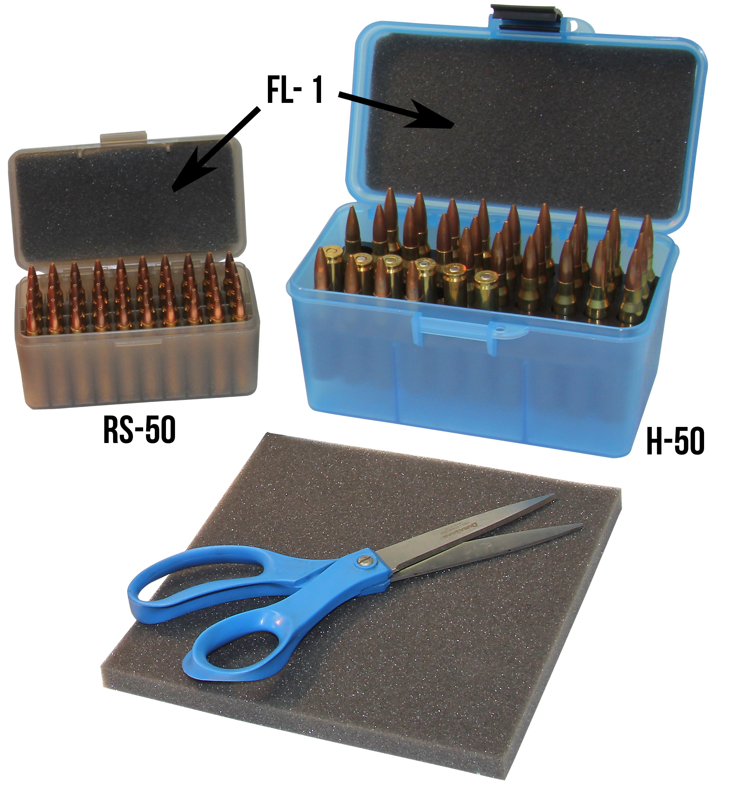 FL-1-42 - Ammo Box Foam Liners Stops Rattle
