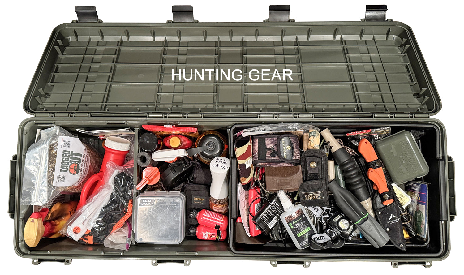 MGC - The Mule Mobile Gear Crate with Wheels, Water-Resistant 81-Quart Lockable Divided Storage Box