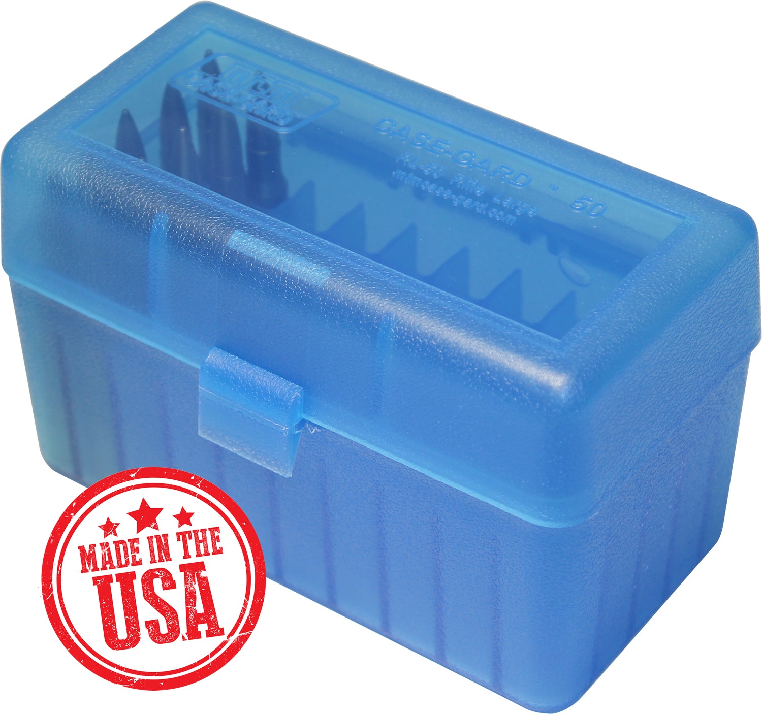 RL-50 Rifle Ammo Box, 50 Round 240 Wby 270 Win 280 Rem 30-06 7x57, 7mm