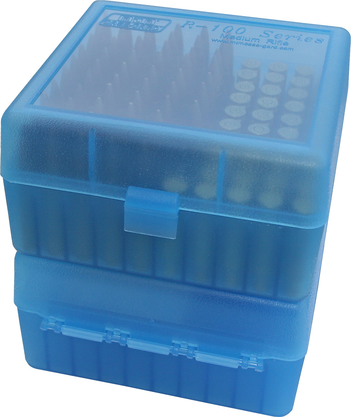 RM-100 Rifle Ammo Box 100 Round 220 Swift 243 308 Win 6.5 Creedmoor 6.8x51, USA Made