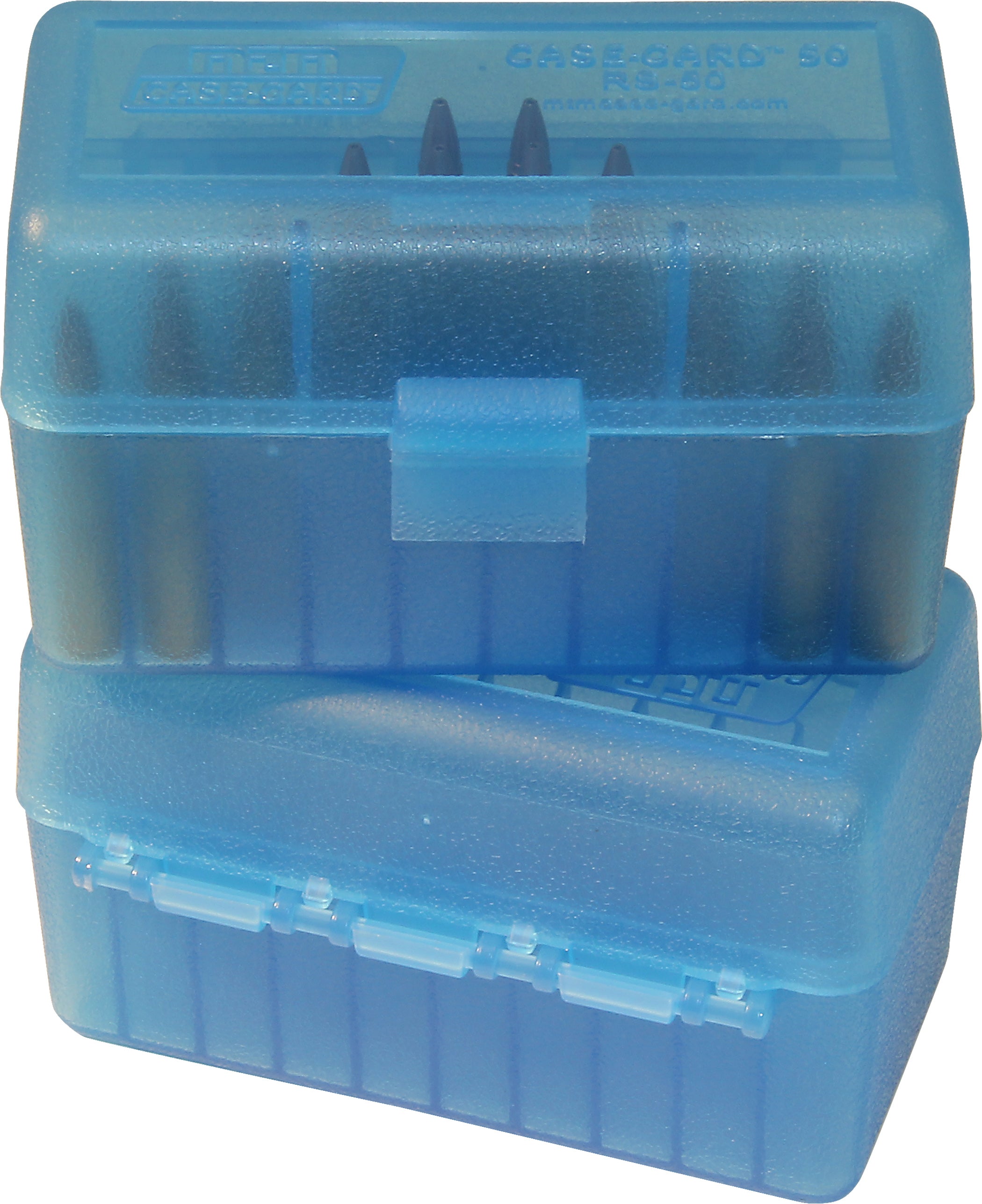 RS-50 Rifle Ammo Box, 50 Round 204 Ruger 223 Rem 300 Blackout 350 Lege