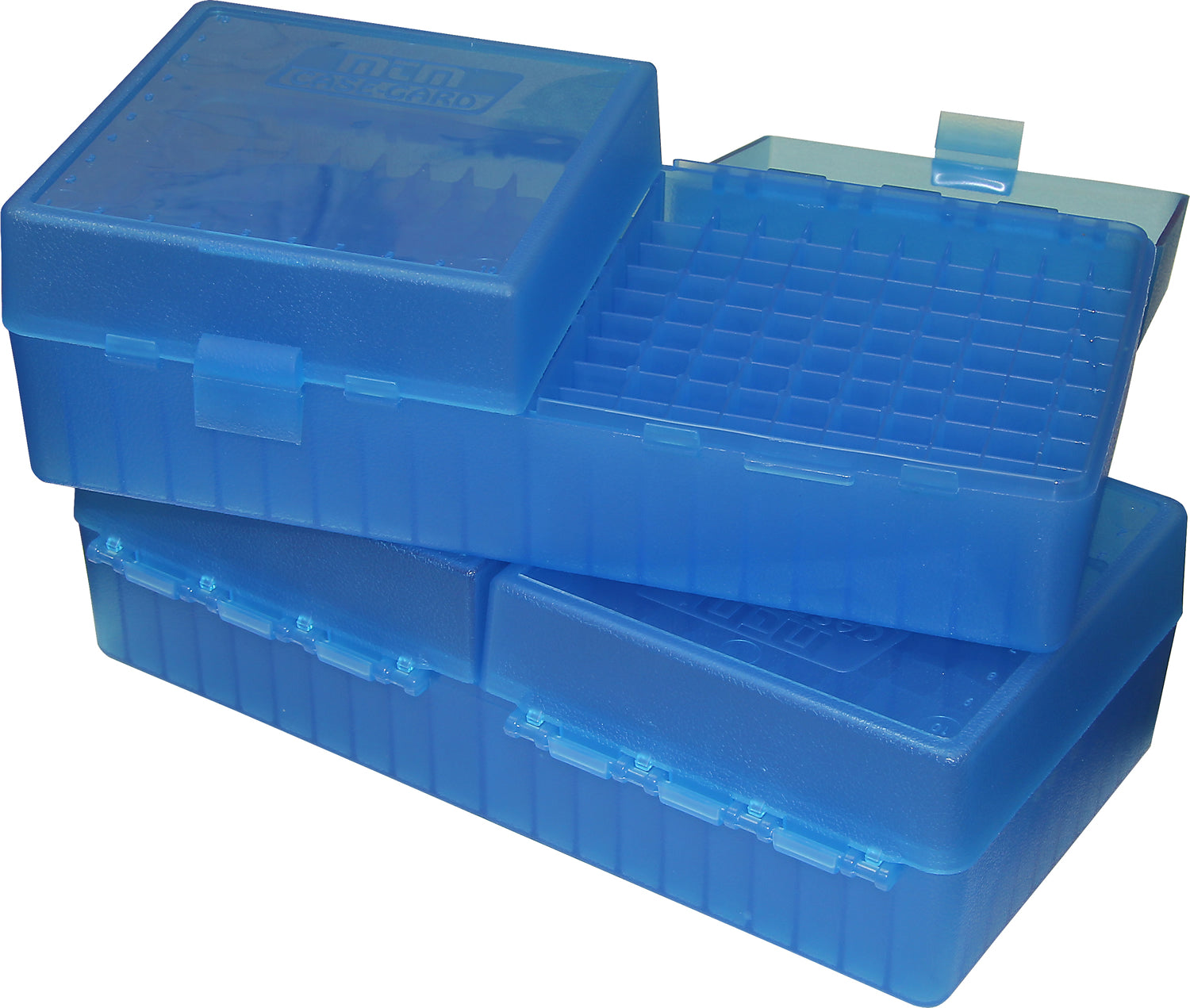 RS200 Rifle Ammo Box, 200 Round 204 Ruger 223 Rem 300 Blackout 350 Leg