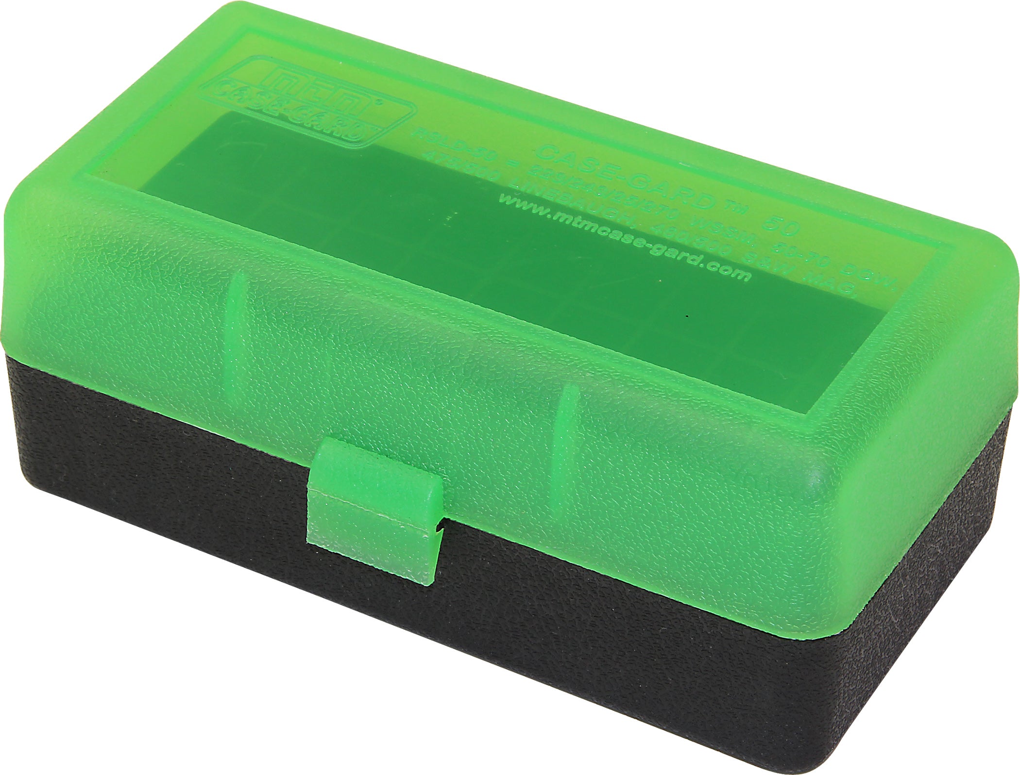 RSLD-50 Rifle Ammo Box, 50 Round 223 243 270 WSSM 360 Buckhammer 460 500 S&amp;W, USA Made