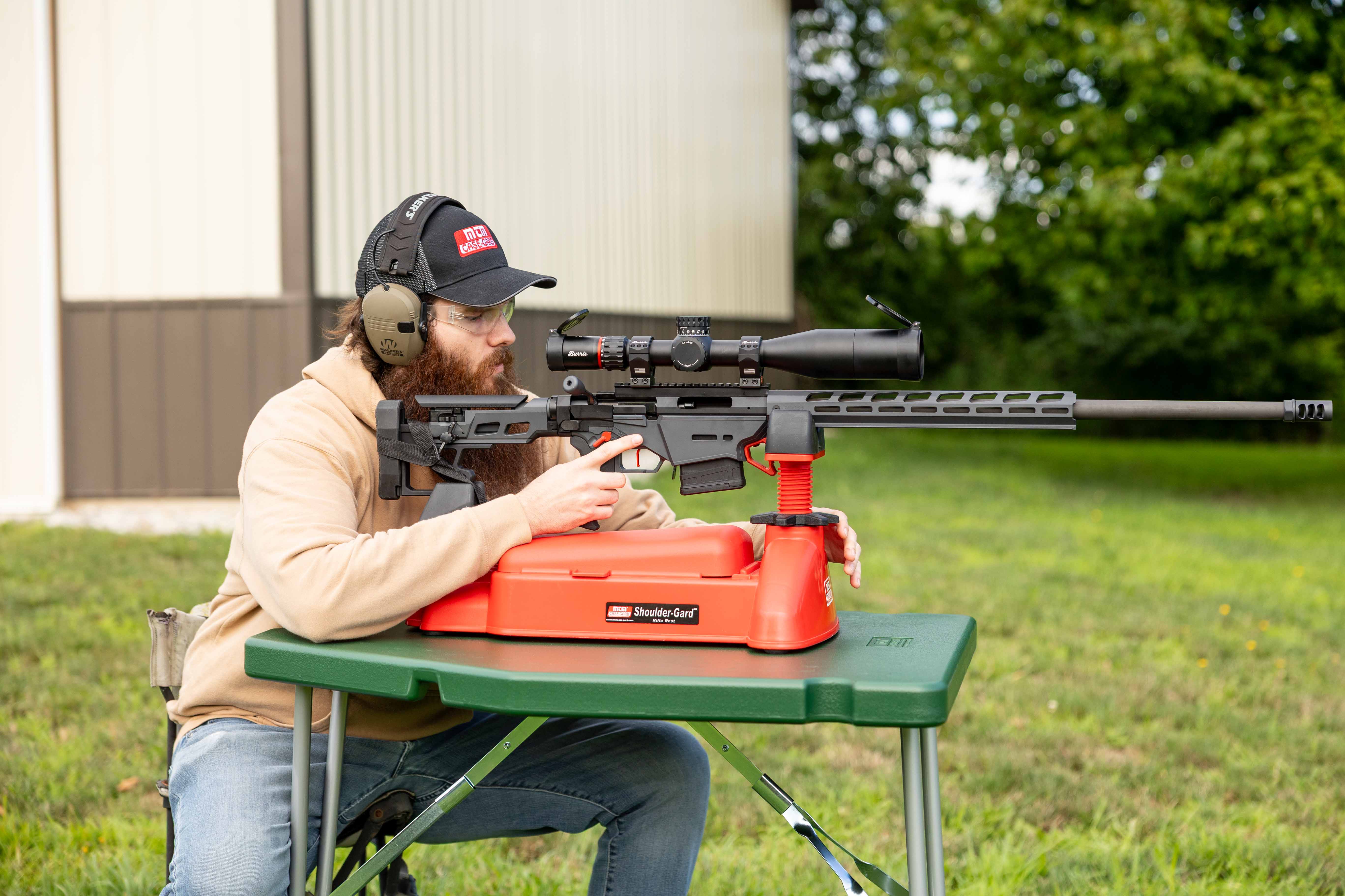 SGR-30 - Shoulder-Gard Rifle Rest Recoil Reducing Shooting Rest for sight in