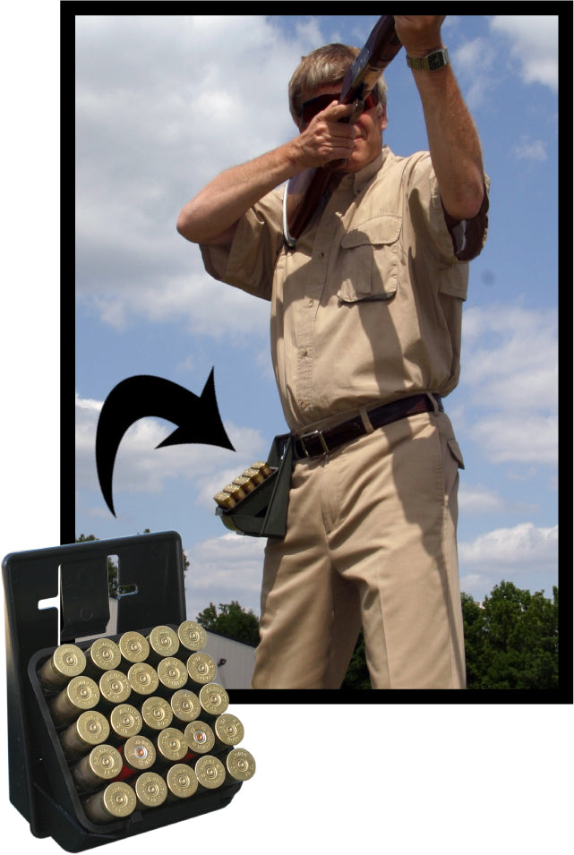 SH100-12-09 - Shotgun Hunter Case & EZ-Grab Shotshell Holster 100 Round 12 Gauge up to 3.5"