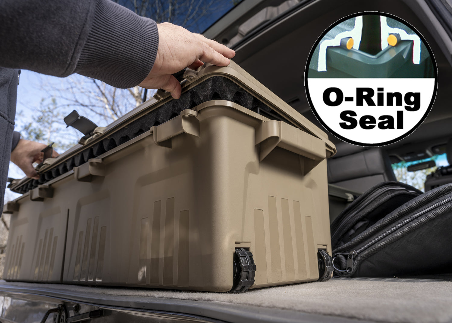 TRC39 - Tactical Rifle Crate with Wheels 39” Single Scope Hard Rifle Gun Carrying Case