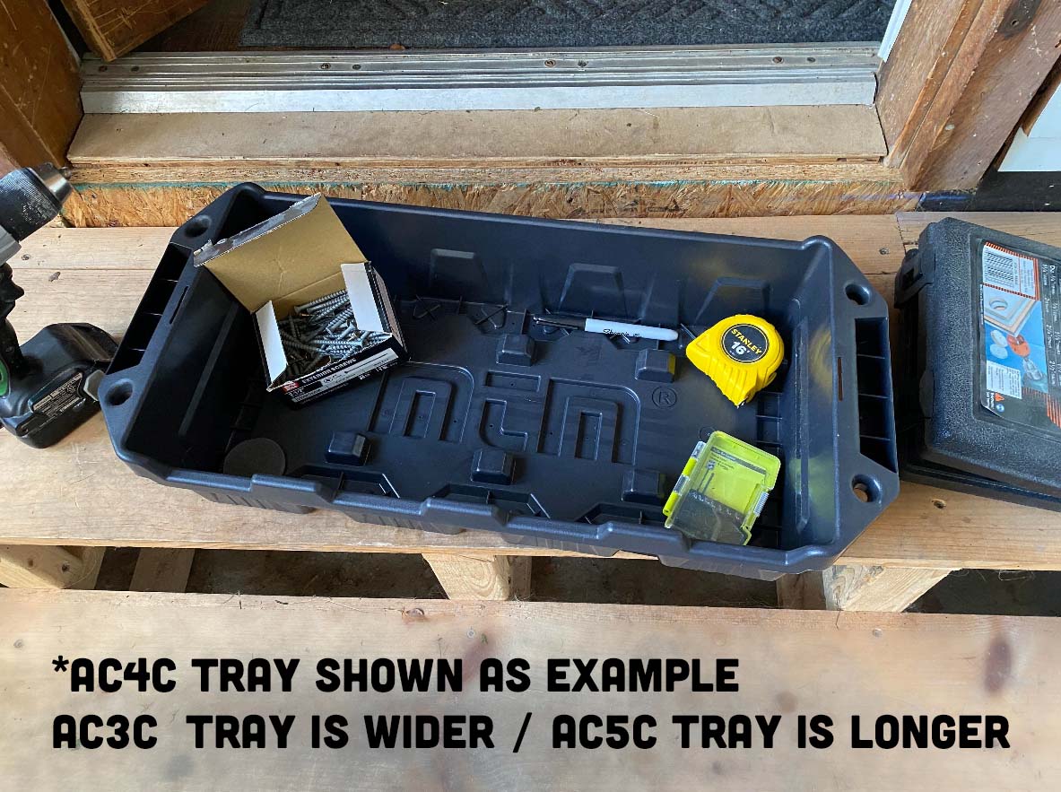 AC5C-TRAY - 5 Can Ammo Crate Tray Only - Designed for MTM Mini Ammo Cans