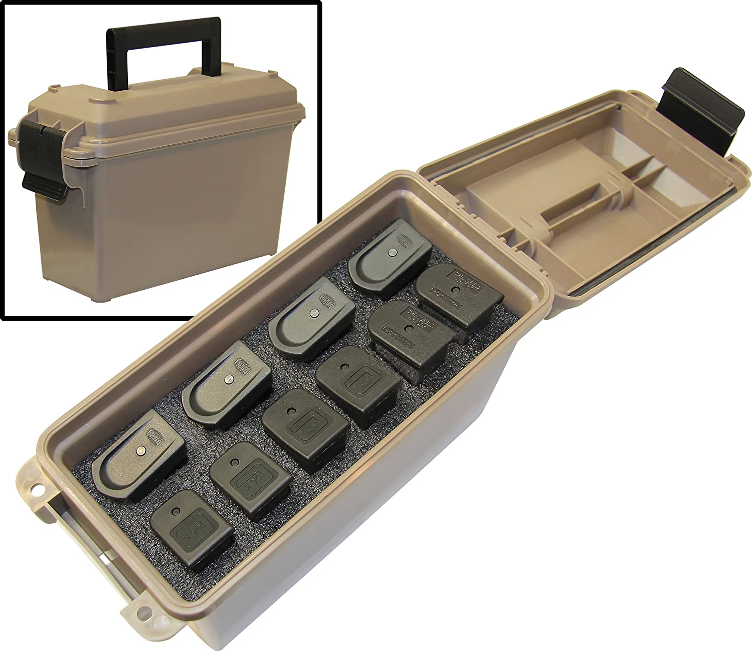 TMCHG - Tactical Mag Can -for 10 Double Stacked Handgun Mags