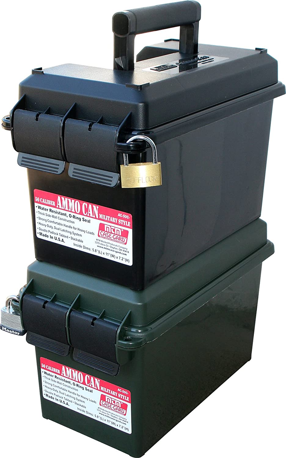  50 Cal Ammo Can with Lock Kit Installed by ACM (Grade 1 50 Cal  w/Locking Kit Installed) : Sports & Outdoors