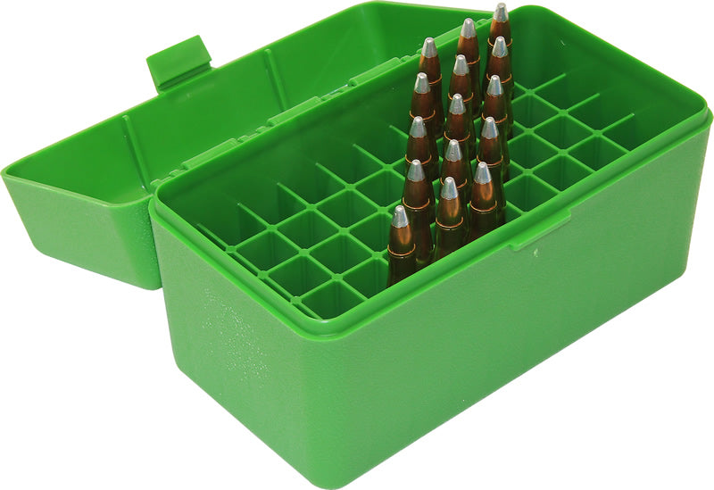 bullets for fishing tackle box RS-50 Rifle Ammo Box, 50 Round 204 Ruger 223 Rem 300 Blackout 350 Lege